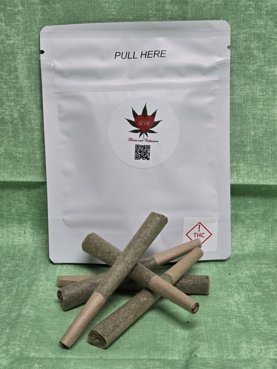 LBF Apples and Bananas 5-Pack Pre-Rolls-5g-I/H