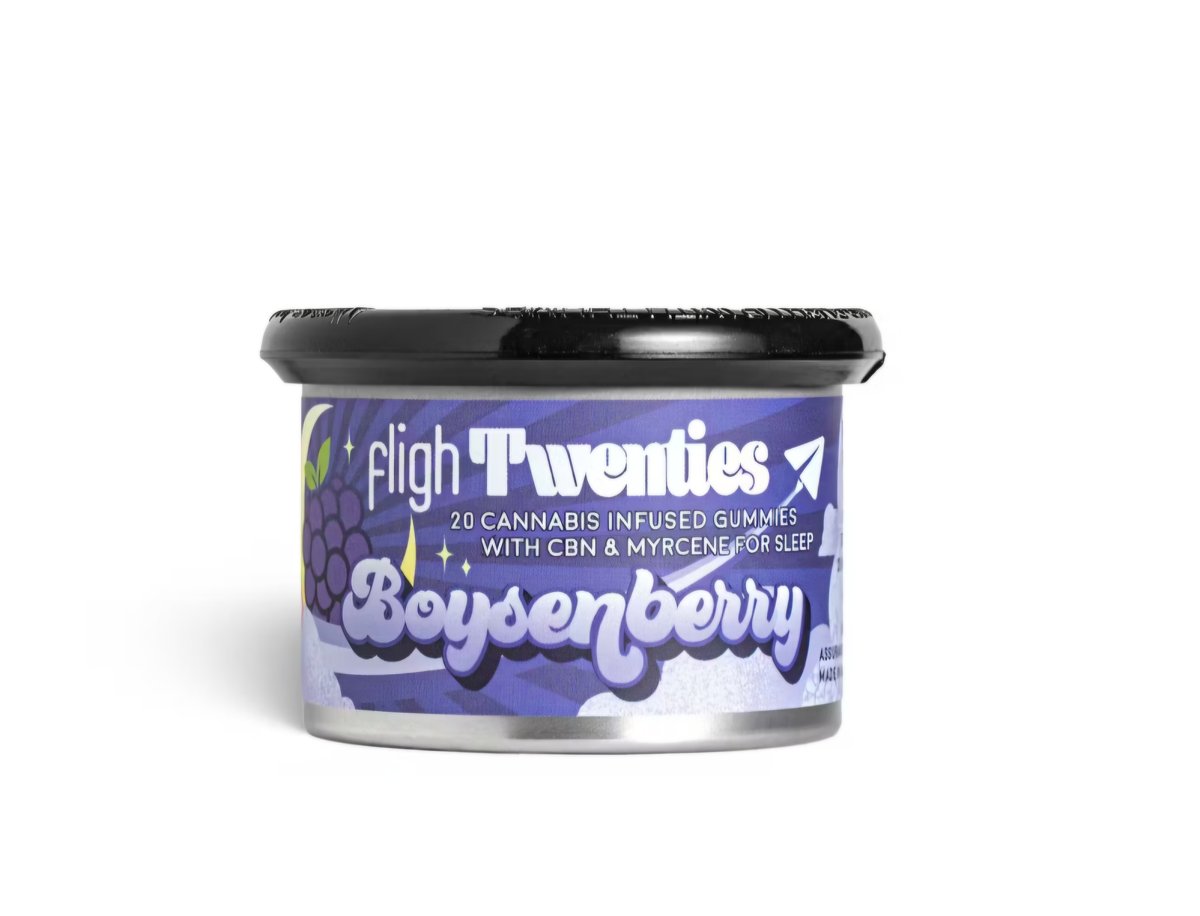 Fligh 100mg Boysenberry Gummies